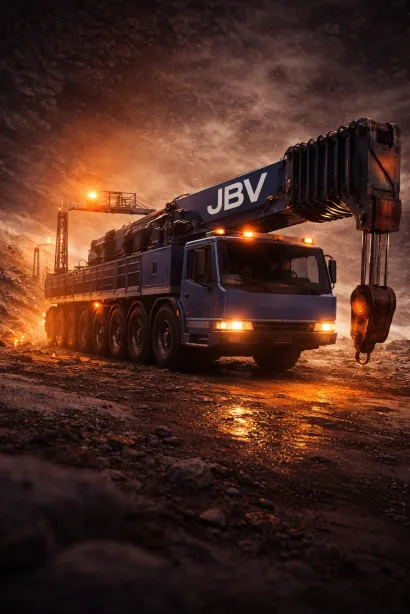 Grua auto-propulsada de imagen de fondo